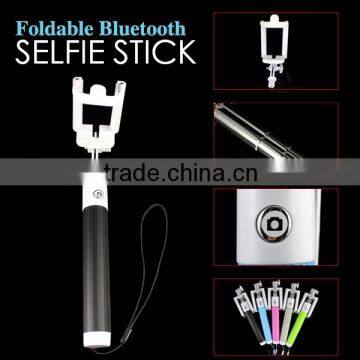 Free Samples Free Shipping Promotion Gift Wireless Monopod With Bluetooth Shutter Button Oem Selfie Sticks Blue Tooth photo-2