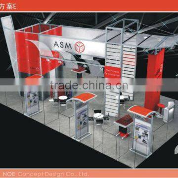 aluminum extrusion standard trade exhibition booth stand