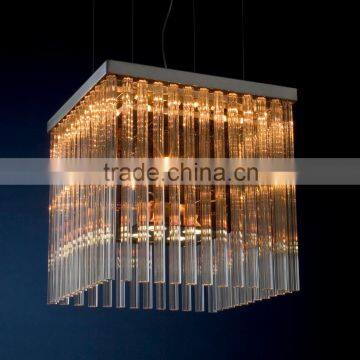 Modern RGB With Metal+ Glass Ceiling Pendant Lamp for Colorful Lighting photo-2