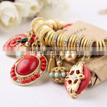 Vintage Statement Necklace,Jewellery Pendant Necklace For Women,Beaded Chain Necklace photo-3