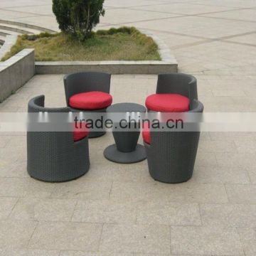 plastic rattan bar stool