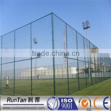 Anping high quality galvanized and pvc coated tennis court fencing