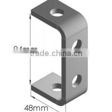 Powder coated Z shaped Fitting Channel Fitting U Bracket Hardware in Steel Fittings