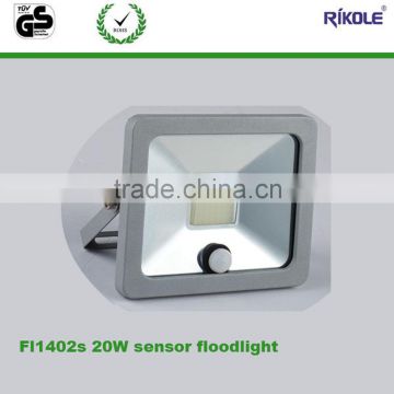 ip65 ultra slim 20w led flood light with sensor