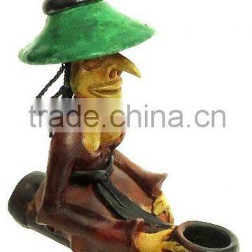 Figurine Shaped Hand Crafted Smoking Pipes - Witch 3