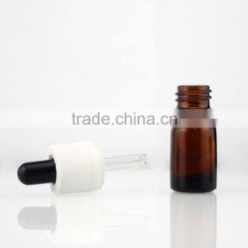 5-100 ml Wholesale Amber Glass Dropper Bottles With Aluminum Cap for Essential Oil