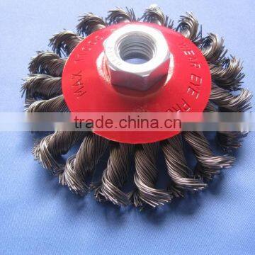 4 inches twist wire bevel brushes
