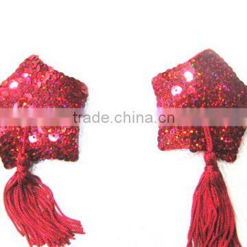 Star Shape Boobie Tassels Nipple Cover For Sexy Lingerie Made In China