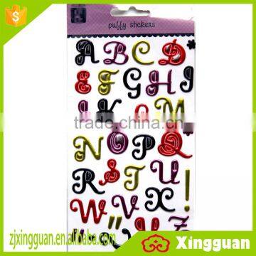 XG1005 china high quality diy 3d puffy sticker