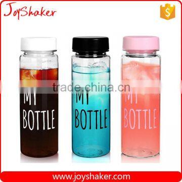 JoyShaker - Fashion Portable Clear My Bottle Sport Plastic Fruit Juice Water Cup 500ML photo-5