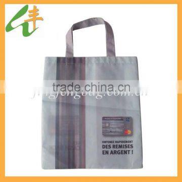 white plain cotton reusable shopping bags with logo