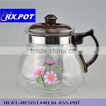 2size Heat-Resistant Borosilicate Glass of coffee and Tea Pot 700F/1000F