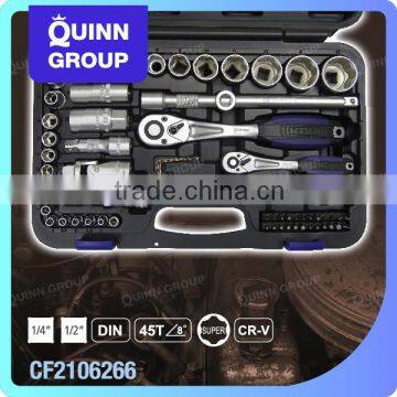Quinnco 66-PC Socket Wrench Mechanical Tools Names, Names Of Construction Tools