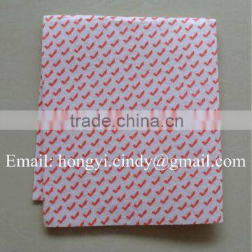 Printed nonwoven cleaning wipes (nonwoven, viscose & polyester)