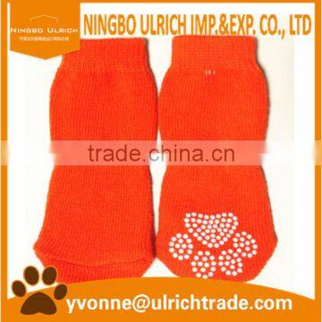 S91 basic solid 100% cotton pet socks