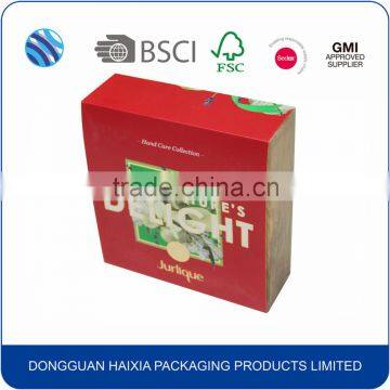 gold stamping cosmetic drawer paper packaging box