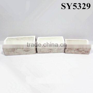 Cement Pots for Wholesale Indoor Petal Shape Flower Pot photo-5