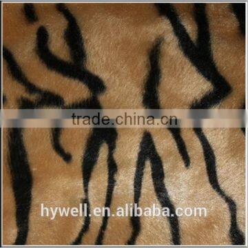 Animal printed velour fabric/Super-soft Velvet/Knitted fabric