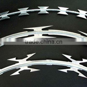 galvanized razor barbed wire mesh