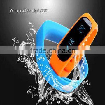 Bluetooth Waterproof Smart Wrist Watch Bracelet OELD IP67 Pedometer Sport Tracke