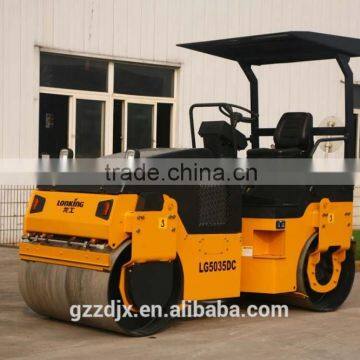 small 3 ton double drum vibratory road roller