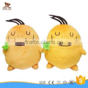 good quality plush potato toy cheap soft stuffed potato shape mascot toy