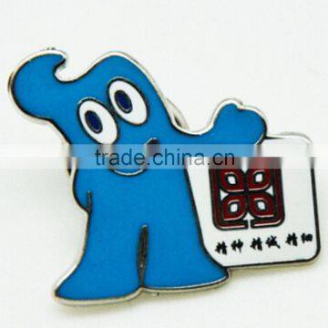 Attractive and Durable Blue Exhibition / Mascot Lapel Pin