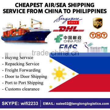 LCL FCL Shipping Service from China to Philippines - Cheapest Air/Sea Freight Rates