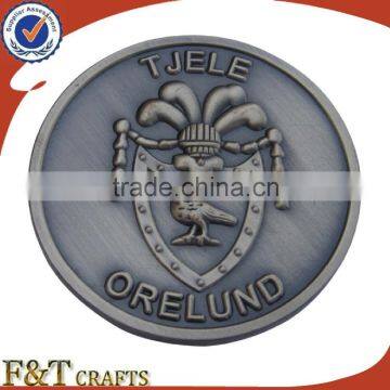 Custom design 3D funny antique coin for sale