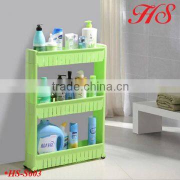 3tiers shower room wash room bathroom shampoo storage plastic shelf