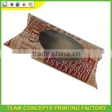 Brown Color Window Pillow Box photo-1