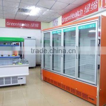 upright display freezer 4 door large display area