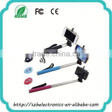 Hot sell factory supply good quality extendable selfie stick monopod