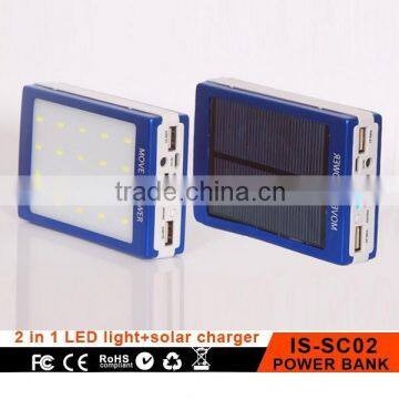 2015 ned fashion design LED camping light usb hand crank charger solar charger