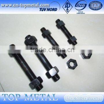 Galvanized Carbon Steel Furniture Connector Double Ended Thread Bolt photo-4