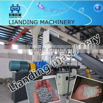 PP PE plastic film granulating production line / woven bags water ring pelleting machine