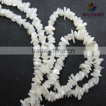 White Shell Chips Strand Beads Wholesale Chips Beads For Jewelry Making