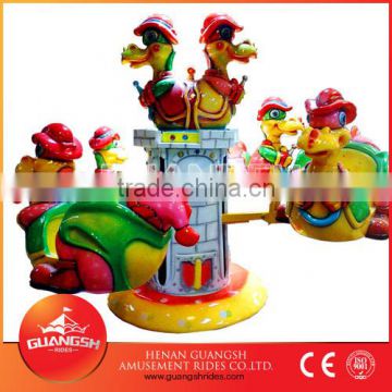 Fun!2014 new design outdoor children rides lifting dinosaur in theme park