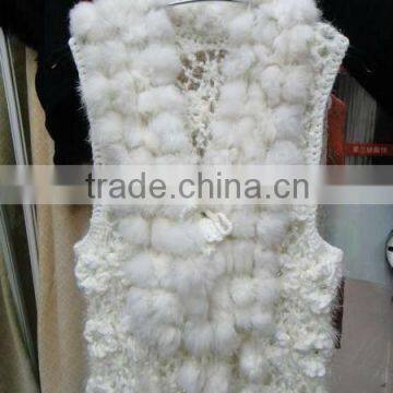 Rabbit Fur Vest fashion sweater