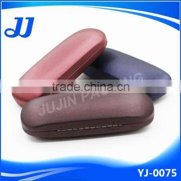 Shiny Drawbench Leather Cover Hard Iron Durable Glasses Case Quality Choice