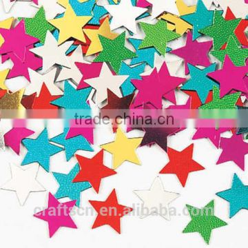 hot sale foil confettil accept custom confetti shape with low price