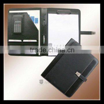 Hotsale a4 leather portfolio folders