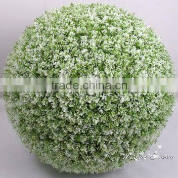 hot selling artificial topiary hanging grass ball for garden ornaments