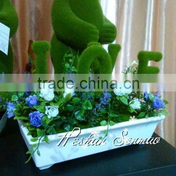 China factory direct sale greenery creative moss letter artificial plant bonsai