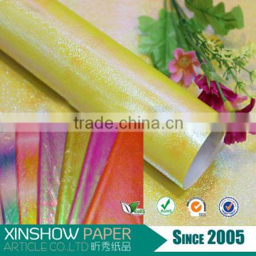 Rainbow wholesale gift wrap paper antistatic material