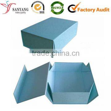 Factory making paper folding gift collapsible packaging box