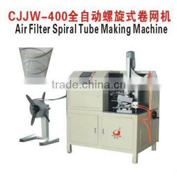 Full-auto Expanded Mesh Spiral Coiling Machine Air Filter making machine