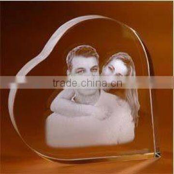 3D laser crystal paperweight glass paperweight crystal paperweight