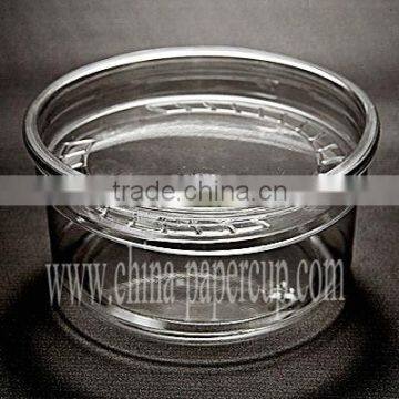 8oz PET cup salad bowl with lid