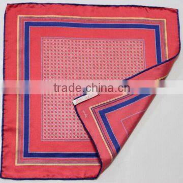 MEN'S CLOTHING ACCESSORIES OF 100%SILK OR POLY POCKET SQUARE HANDKERCHIEF - JP60309 photo-3